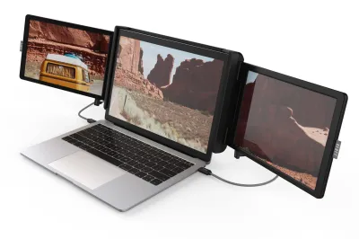 XEBEC XTS2 - XEBEC TRI-SCREEN 2 10.1 PORTABLE ATTACHABLE MONITOR FOR LAPT