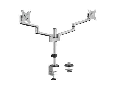 ROCSTOR Y10N019-S1 - DUAL ALUMINUM MONITOR MOUNT