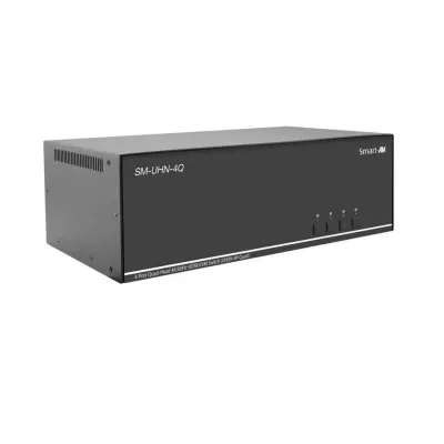 SMARTAVI SM-UHN-4Q-S - 4-PORT QUAD-HEAD HDMI KVM SWITCH WITH AUDIO AND USB 2.0 SUPP