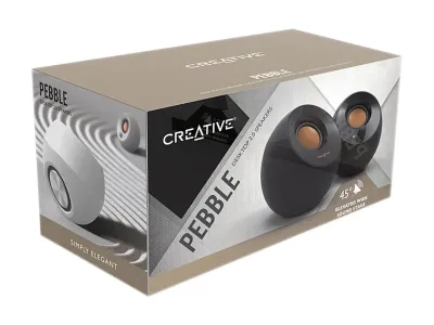Creative Labs 51MF1680AA000 - CREATIVE PEBBLE (BLACK)-SYS,SPKR CREATIVE PEBBLE WW-R N BK,M