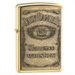 Zippo 254BJD.428 - Zippo Jack Daniels High Polish Brass Lighter