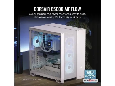 Corsair CC-9011260-WW - CORSAIR 6500D AIRFLOW White