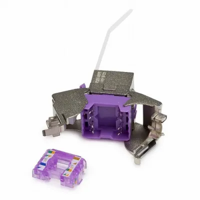 PLATINUM TOOLS 751-1 - KEYSTONE JACK, CAT6A, SHIELDED, TOOL-LESS. BAG.