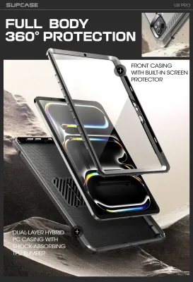 I BLASON IP2413UBPSPBK - iPad Pro 2024 13.0 Silicone Case - Black