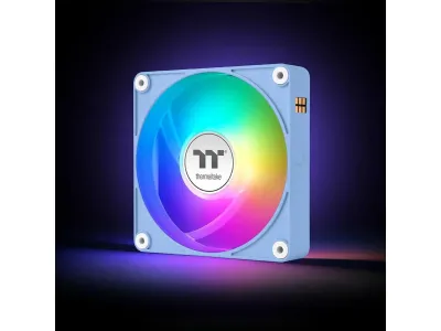 Thermaltake CL-F198-PL12BU-A - THERMALTAKE CT120 EX REVERSE ARGB SYNC PC COOLING FAN (3-FAN