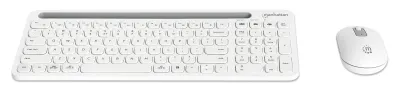 Manhattan 180580 - DUAL-MODE MULTIPOINT WIRELESS KEYBOARD AND MOUSE COMBO SET