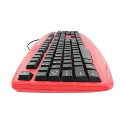 SEAL SHIELD STK503RED - Washable Truetype Keyboard - Red Medical Grade USB