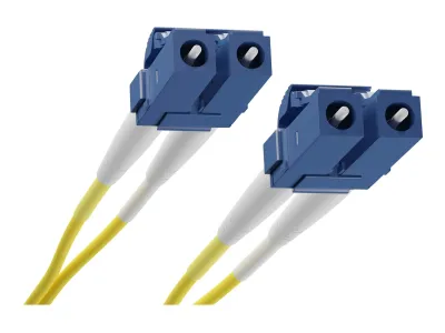 UNC GROUP LLC FJ9LCLC-01M - 1 METER LC-LC SINGLEMODE FIBER OPTIC CABLE, YELLOW, OFNR, 91