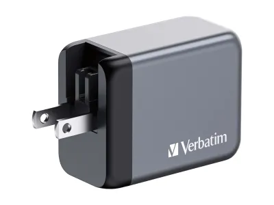 VERBATIM 32201 - Verbatim 65W 3-Port GaN Wall Charger
