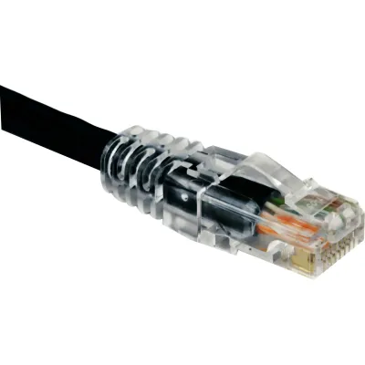 WELTRON 90-C5ECB-BK-015 - 15FT CAT 5E BLACK RJ45 SNAGLESS NETWORK PATCH CABLE - 15FT R