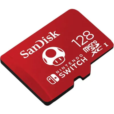 Western Digital SDSQXAO-128G-GNCZN - SanDisk Extreme MicroSDXC, 128GB, UHS-I, Card for Nintendo S