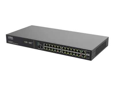 LUXUL SW-505-24P-F - 26-PORT (24 POE+) 1G MANAGED SWITCH NA