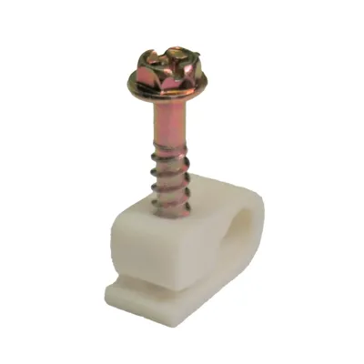 EAGLE ASPEN 500207 - 100PC FLX CBL CLIP WSCRW