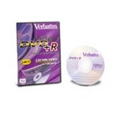 VERBATIM 94301 - Verbatim DVD+R 4.7GB 2.4X Branded
