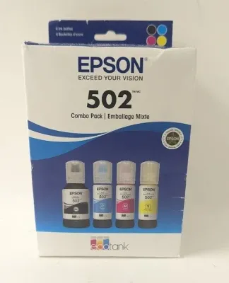 EPSON T502120-BCS - T502 Dye Color Combo Pack for ET Printers