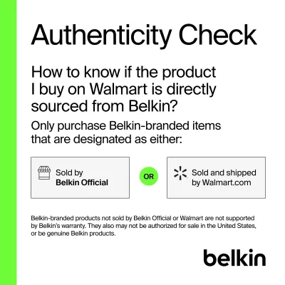 Belkin MSC019BTBK - Secure Card Holder for AirTag - Durable and Sleek Design