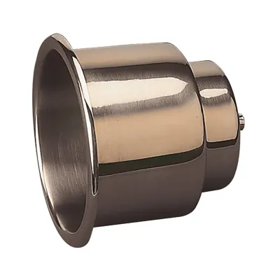 SeaDog 588065 - Flush Mount Drink Holder with Drain - Stainless Steel