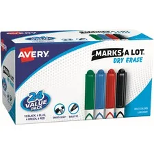 Avery Dennison PEJAS14091 - Avery Marks A Lot Pen-Style Dry Erase Markers - Bullet Marke