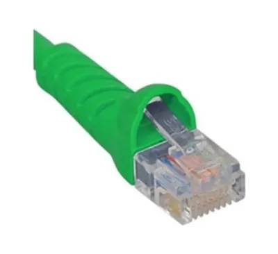 International Connectors and Cable Corp. ICPCSK01GN - 1 FT Green CAT 6 Patch Cord with Molded Boot