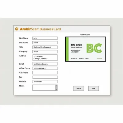 Ambir Technology PS600-GO-NA - Ambir TravelScan Pro Go Mobile Document Scanner