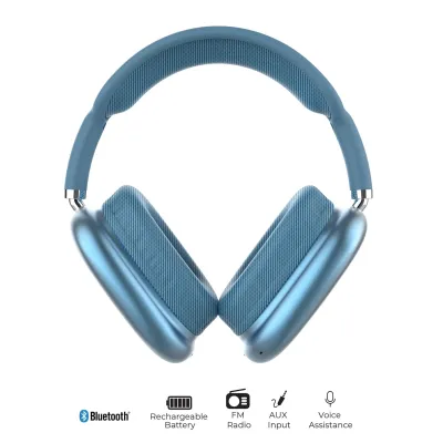 Supersonic IQ-170BT-BLU - Supersonic Bluetooth Headphones - Wireless Blue