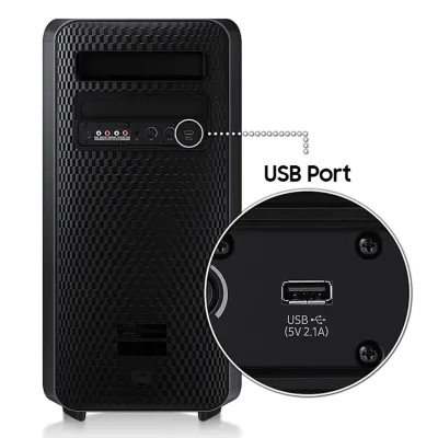 SAMSUNG MX-ST50B/ZA - 240W Wireless Sound Tower with 4 Speakers - Premium Quality