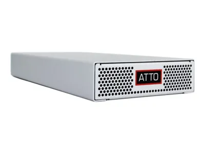 Atto Technology XCET-8100-TN0 - Dual Port 10Gb Ethernet to 12Gb SAS Bridge Adapter