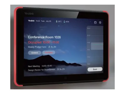 Yealink ROOMPANEL - 8-Inch Android Room Scheduling Panel with Touchscreen