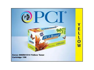 PCI 006R01514-PCI - PCI BRAND XEROX 6R01514 (XEROX 6R1514) YELLOW TONER CARTRIDG