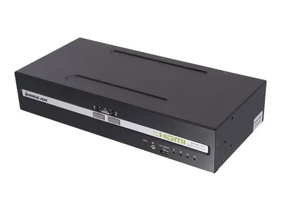 IOGear GCS1322TAA4C - Dual View HDMI KVM Switch, 2 Ports, Secure TAA Compliant