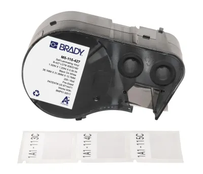 BRADY M5-115-427 - Durable Vinyl Label Stickers - Versatile and Waterproof