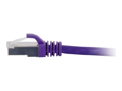 C2G 00900 - 4ft Cat6 Snagless Shielded (STP) Network Patch Cable - Purpl