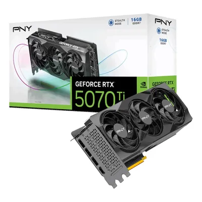 PNY Technologies VCG5070T16TFXPB1 - PNY GEFORCE RTX 5070 TI 16GB ARCHITECTURE: BLACKWELL CUDA CO