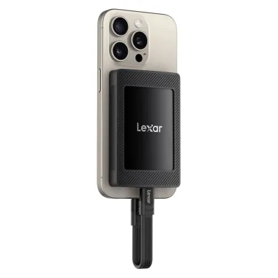 Lexar LSL500M002T-RNBNG - Lexar 2TB SL500 Portable External SSD with Magnetic Set