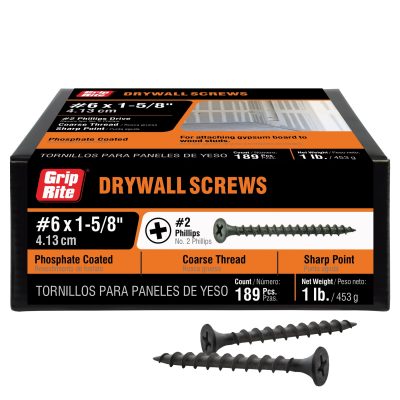 NO LOGO 479666 - 1 58 In Drywall Screw-bk