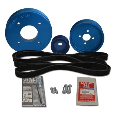 Balmar 48-YSP-3YM-B - Yanmar 3YM30 Serpentine Pulley Conversion Kit