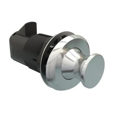 Southco MP-05-112-11 - Chrome Push-To-Close Latch with Retractable Knob