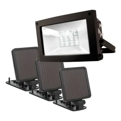 MAXSA RA50454 - Maxsa Innovations Solar-powered Ultrabright Flood Light MXI4