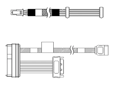 LENOVO 4X97A81465 - Lenovo ST250 V2 ODDTape Cable Kit for Enterprise Systems