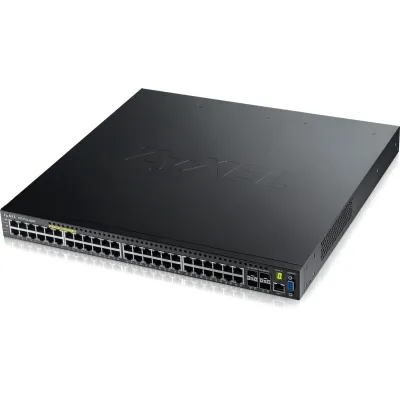 ZYXEL XGS3700-48HP - 48-Port Gigabit Layer 2+ PoE Switch with 10GbE Ports
