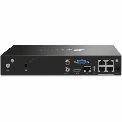 TPLINK VIGI NVR1004H-4P-2TB - 4 Channel 4K POE+ Network Video Recorder with 2TB Storage