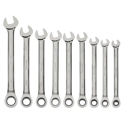 Williams JHWS1120NRC - Williams 9-Piece SAE Ratcheting Wrench Set for Precision Wor