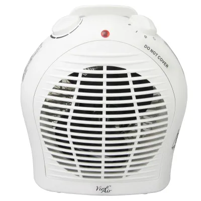 VIE AIR VA-305 - Vie Air 1500W Portable 2-Settings White Fan Heater with Adju