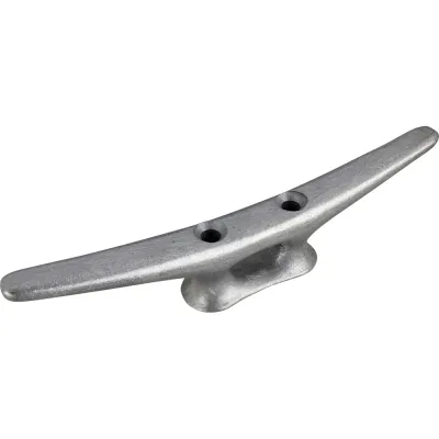 SeaDog 046110 - Sea-Dog Flat Head Open Base Cleat - 10 Aluminum