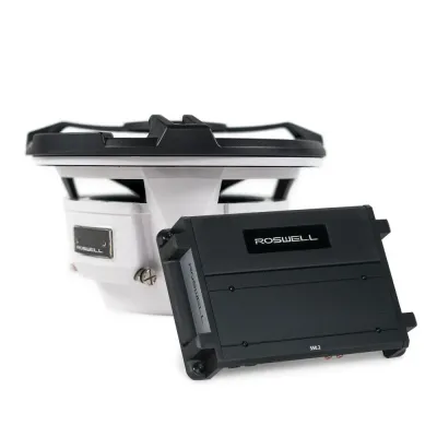 Roswell Marine C920-2552 - Roswell RMA 10 Marine Subwoofer and Amplifier Package