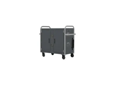 BRETFORD MNGC32NR-CGPM - Bretford Manage Cart for 32 Laptops - Cool Gray