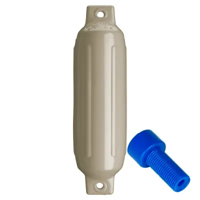 Polyform G-1 SAND W/AIR ADAPTER - Polyform G-1 Twin Eye Fender - Sand with Adapter