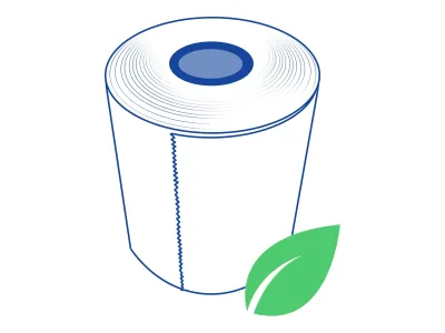 STAR MICRONICS 37951740 - Thermal Receipt Paper - Eco-Friendly Blue Star