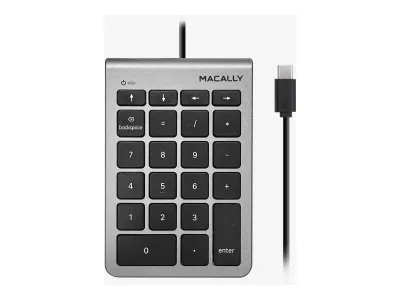 MacAlly UCNUMKEY22SG - Compact USB-C Numeric Keypad - Space Gray