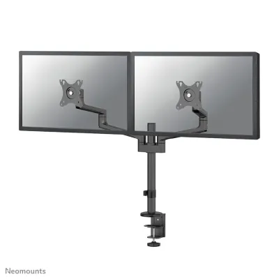 NEOMOUNTS DS60-425BL2 - Dual Monitor Desk Mount with Clamp and Grommet